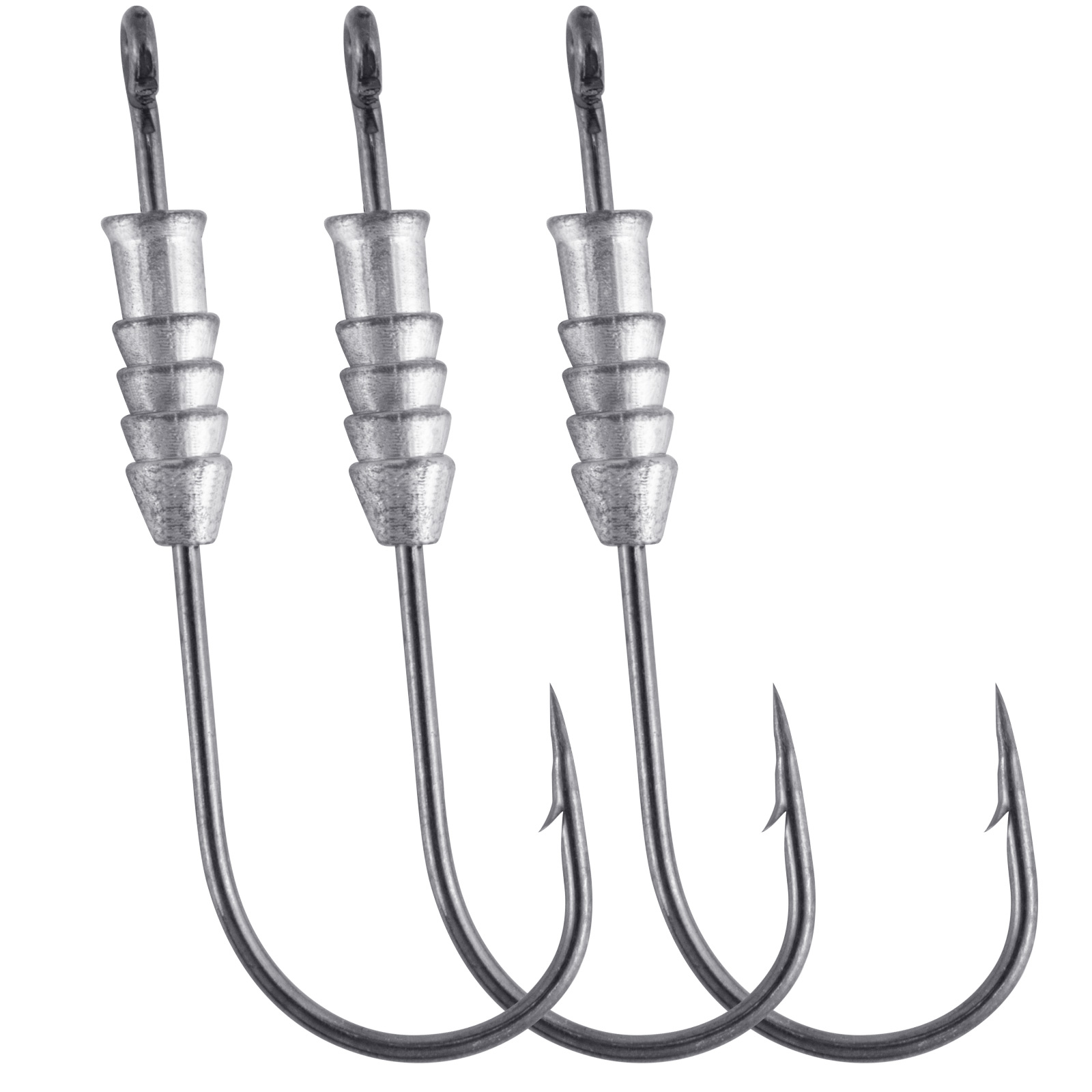 Fishing Hook Offset - 5/10pcs Fishing Weighted Worm Hooks Swimbait