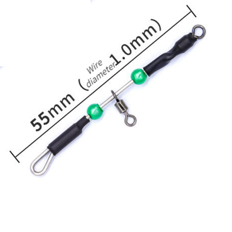 5PCS Swivel Steel Wire Balance - Fishing Hook Stainless Steel review and price