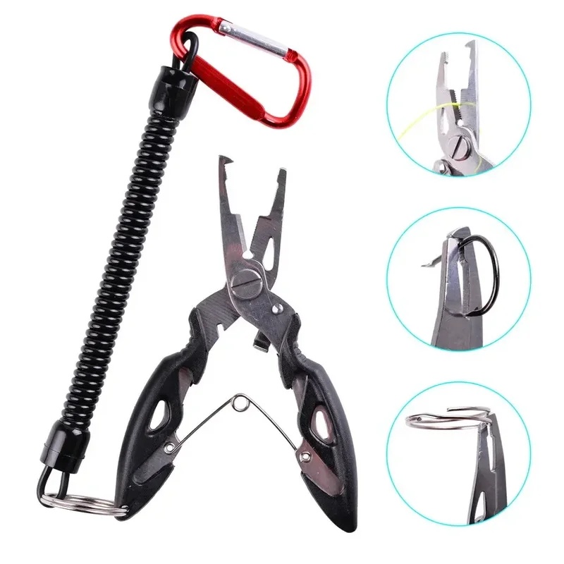 Fishing Plier Scissor Braid Li - Fishing Hook Stainless Steel review and price