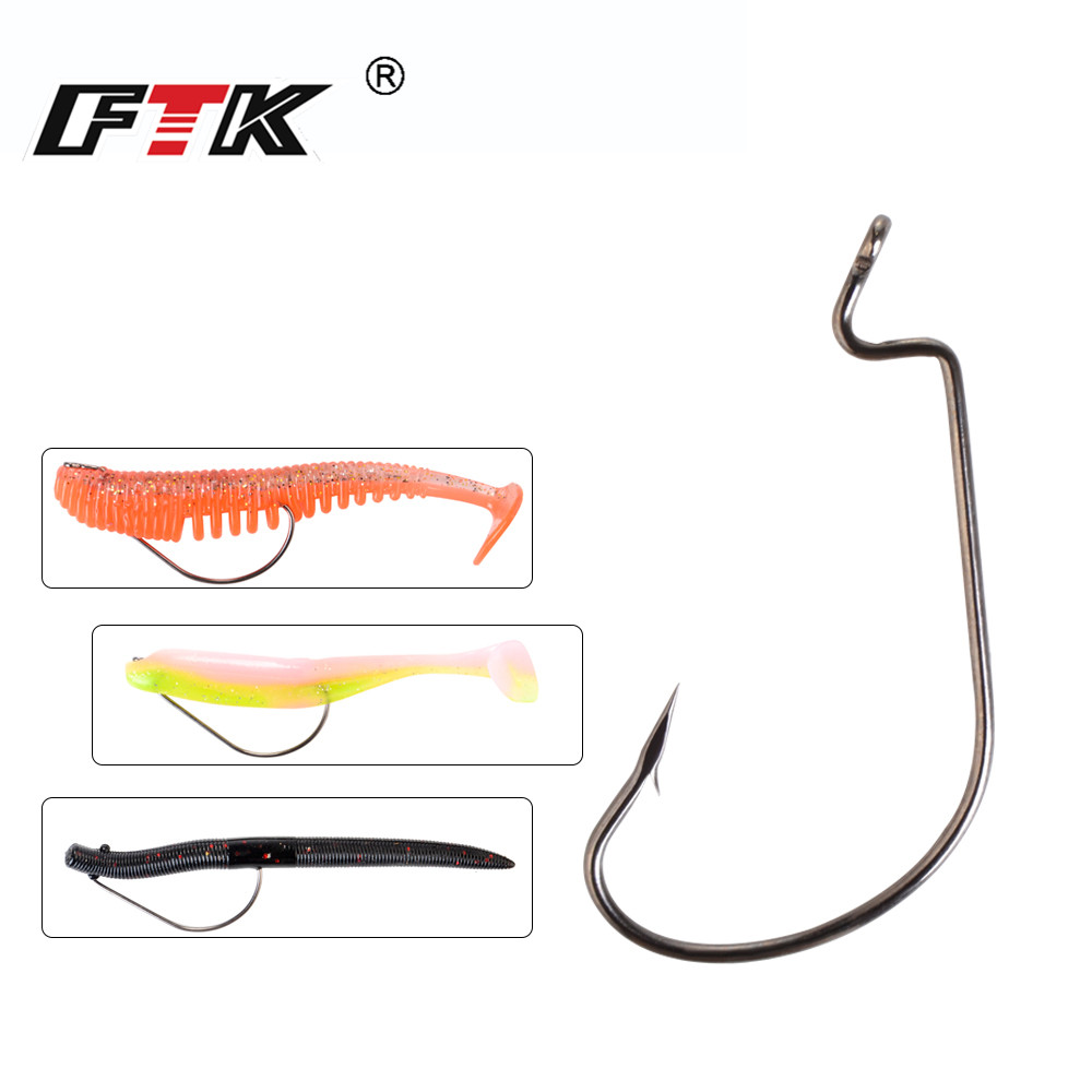 FTK 12-20PCS Offset Fishing Ho - Fishing Hook Offset review and price