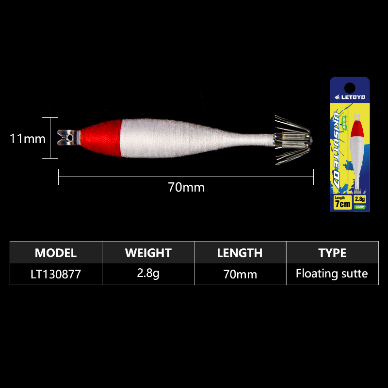 LETOYO luminous UV cotton silk - Fishing Hook Jig review and price