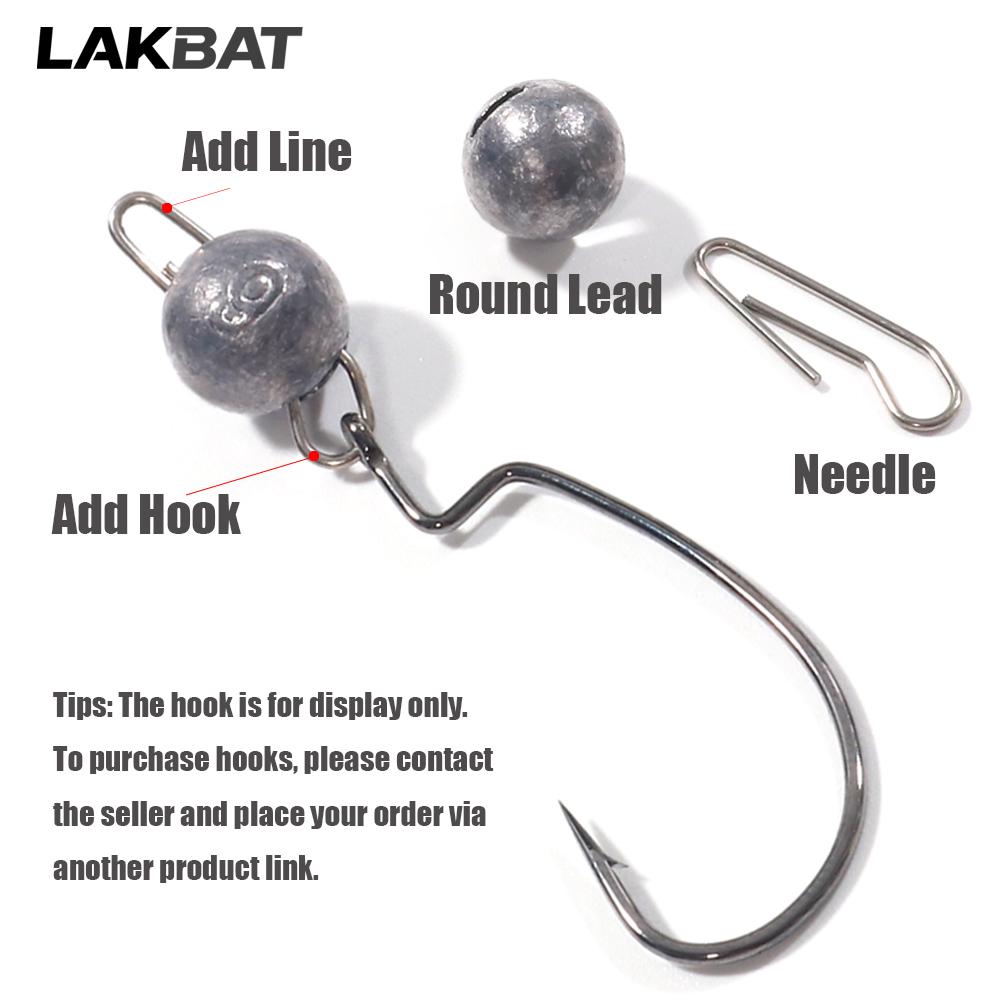LAKBAT Fishing Weight Sinker J - Fishing Hook Jig review and price