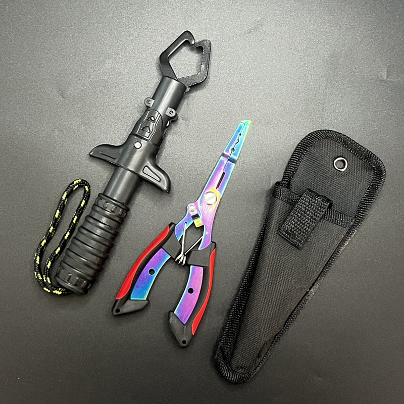 Fishing Pliers and Gripper Set - Fishing Hook Stainless Steel review and price