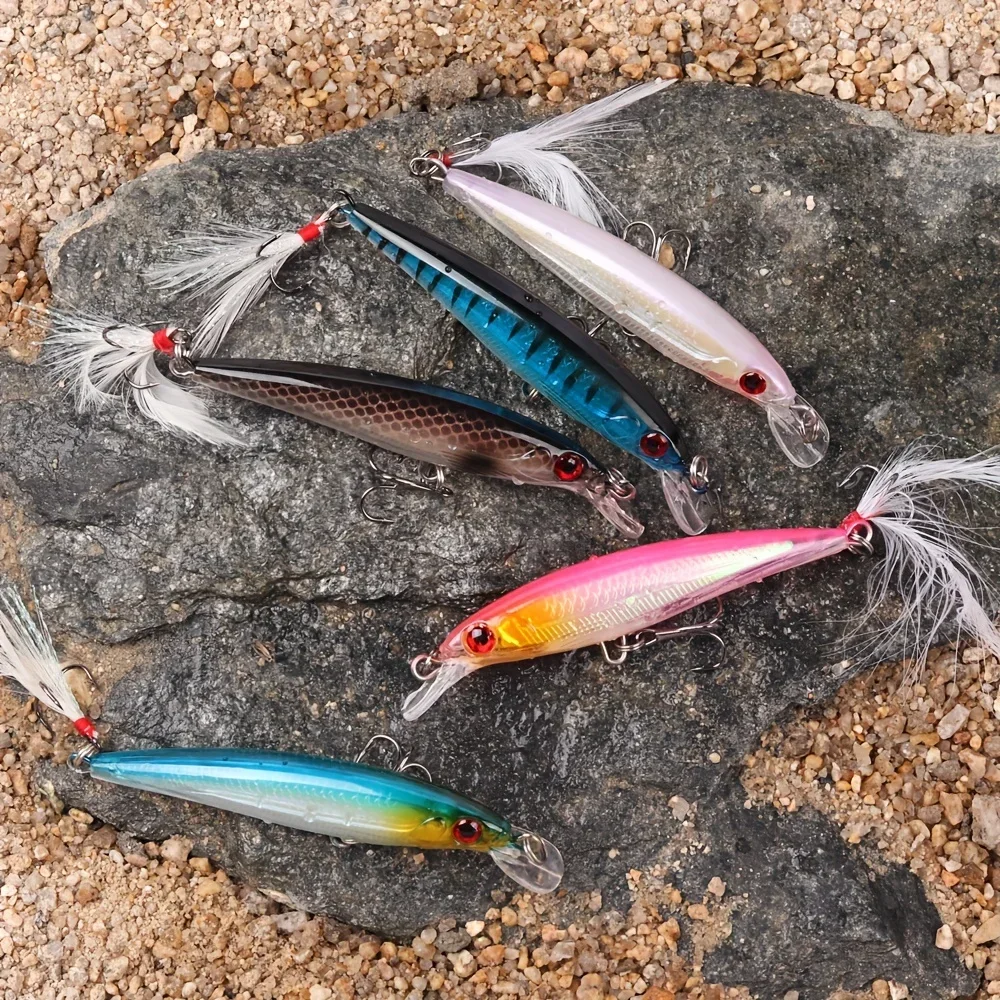 5pcs/box Laser 3D Eyes Bionic  - Fishing Hook review and price