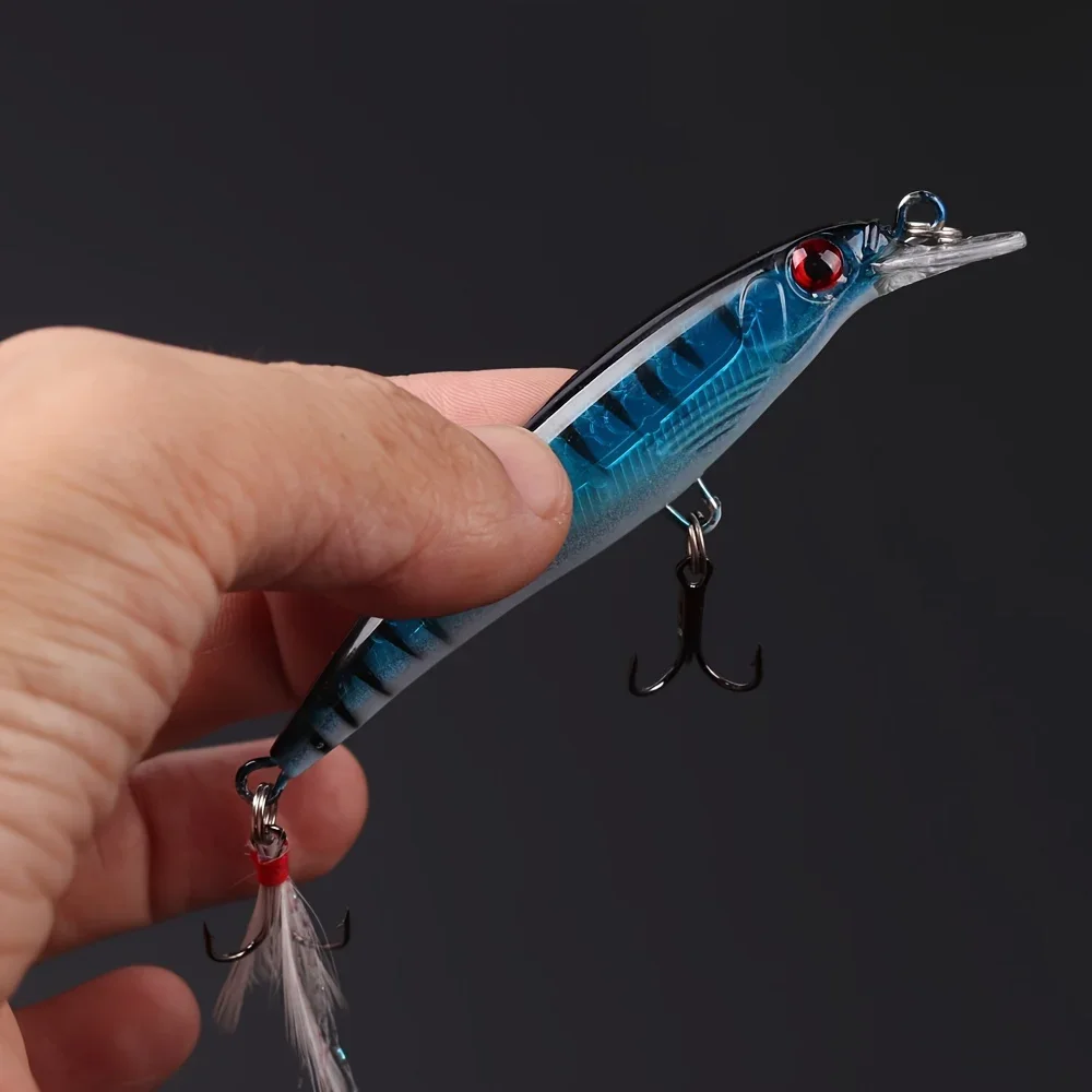 5pcs/box Laser 3D Eyes Bionic  - Fishing Hook review and price