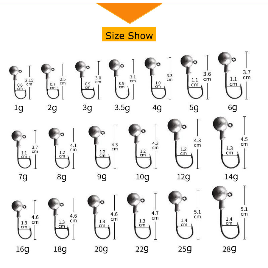 WODJYJ 1g 2g 3g 4g 5g 7g 8g 10 - Fishing Hook Offset review and price
