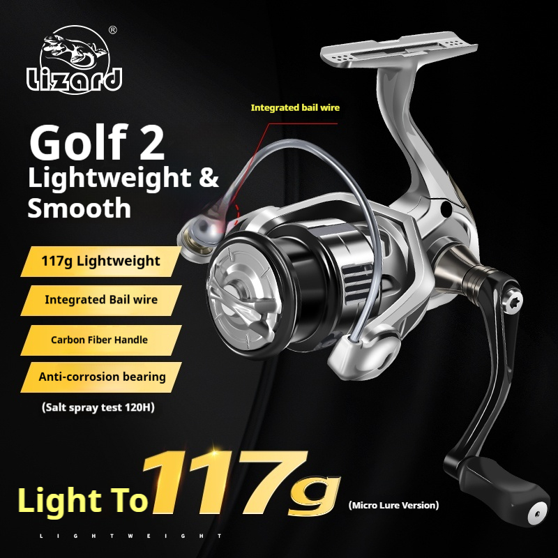 Lizard Golf 2 Metal Spool Reel - Abu Garcia Reel Max review and price